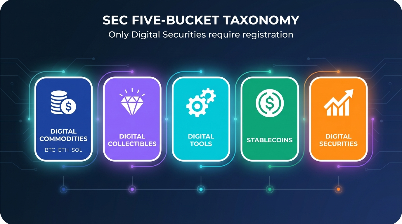SEC Five-Bucket Crypto Asset Taxonomy