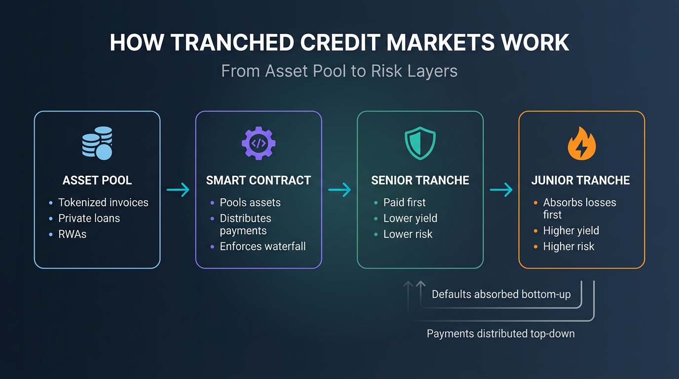 How Tranched Credit Markets Work in DeFi